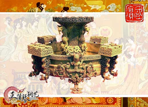 銅尊盤，曾侯乙尊盤，國寶級文物之一